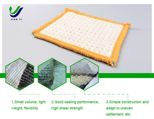 গুণ  4m~6m Width Bentonite Geosynthetic Clay Liner For Seepage Control And Isolation কারখানা