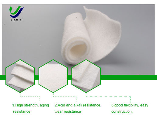 গুণ  Long Fiber Geofabric Roll For Beach Embankment And Harbor Pier Reinforcement কারখানা