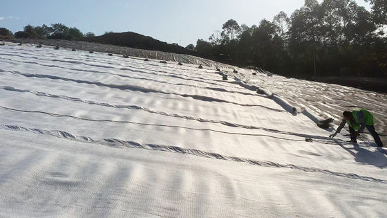 অ্যাসিড এবং ক্ষার প্রতিরোধের সাথে চমৎকার, খনি হাইড্রমেটালার্জি প্রকল্পের জন্য আদর্শ শক্তিশালী সুরক্ষা জিওমেমব্রেন লাইনার