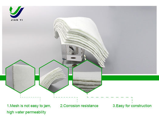 রাস্তা নির্মাণের জন্য চমৎকার ছিদ্র প্রতিরোধ ক্ষমতা এবং উচ্চ জল ভেদ্যতা সহ UV প্রতিরোধী PP স্টেপল ফাইবার জিওটেক্সটাইল