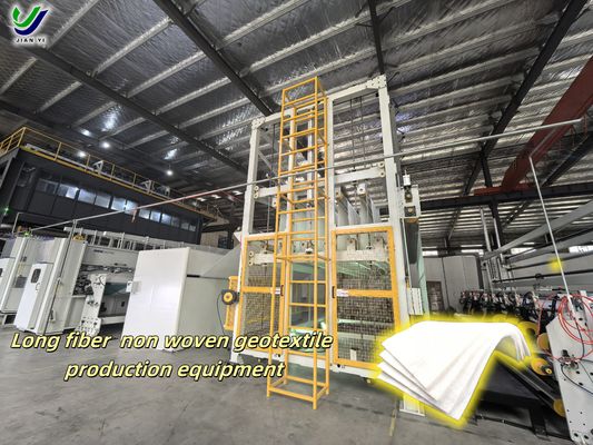 এএসটিএম স্ট্যান্ডার্ড লং ফাইবার জিওটেক্সটাইল উচ্চ প্রসার্য শক্তির সাথে রাস্তা নির্মাণের জন্য