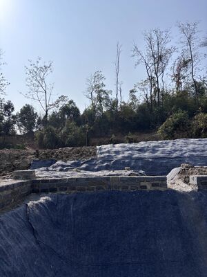 Length 20m 50m Concrete Curing Blanket Made With Textile Fibers And Cement Powder Designed To Optimize Concrete Curing Process