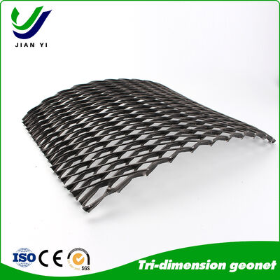 রাস্তা ভিত্তি শক্তিশালীকরণের জন্য 30-120KN/m ভারী দায়িত্ব UV প্রতিরোধী ইস্পাত জিওগ্রিড